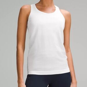 lululemon Swiftly Tech White Tank Top